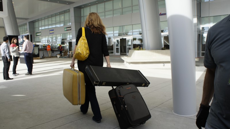 Participants brought luggage and carryons
