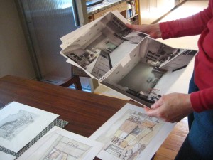 Research Participant Shows Her Renovation Plans